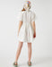 Tiered Poplin Shirt Dress in White - Usolo Outfitters-KOTON