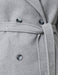 Women's Wrapped Waistbanded Coat in Grey