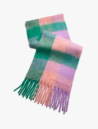 Women's Lilac Checkered Scarf