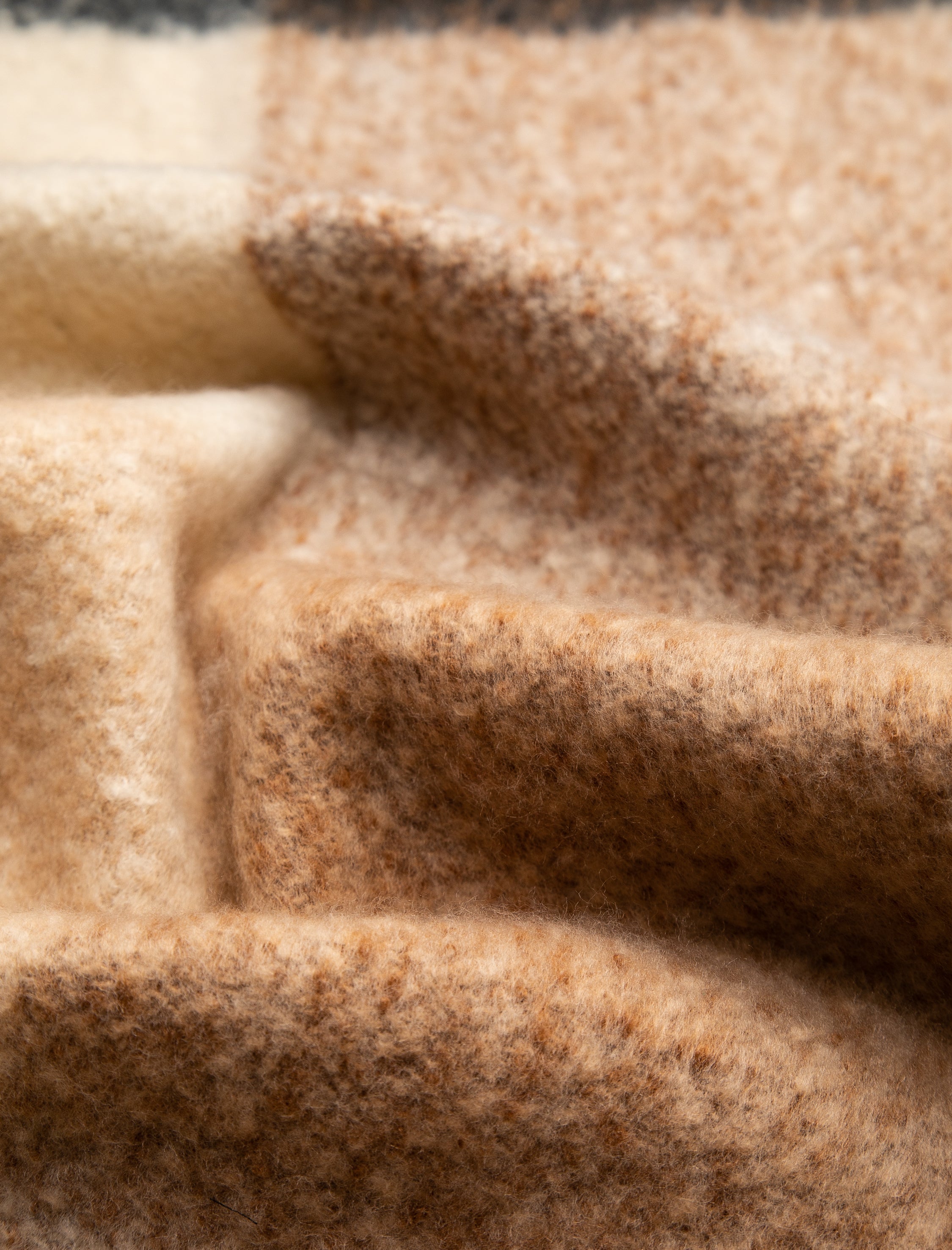 Women's Brown Checkered Scarf