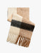 Women's Brown Checkered Scarf