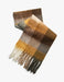 Women's Mustard Checkered Scarf