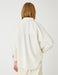 Women's Cream Oversized Cord Shacket