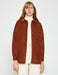 Women's Brown Oversized Cord Shacket