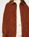 Women's Brown Oversized Cord Shacket