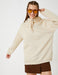 Women's Oversized Hoodie in Beige