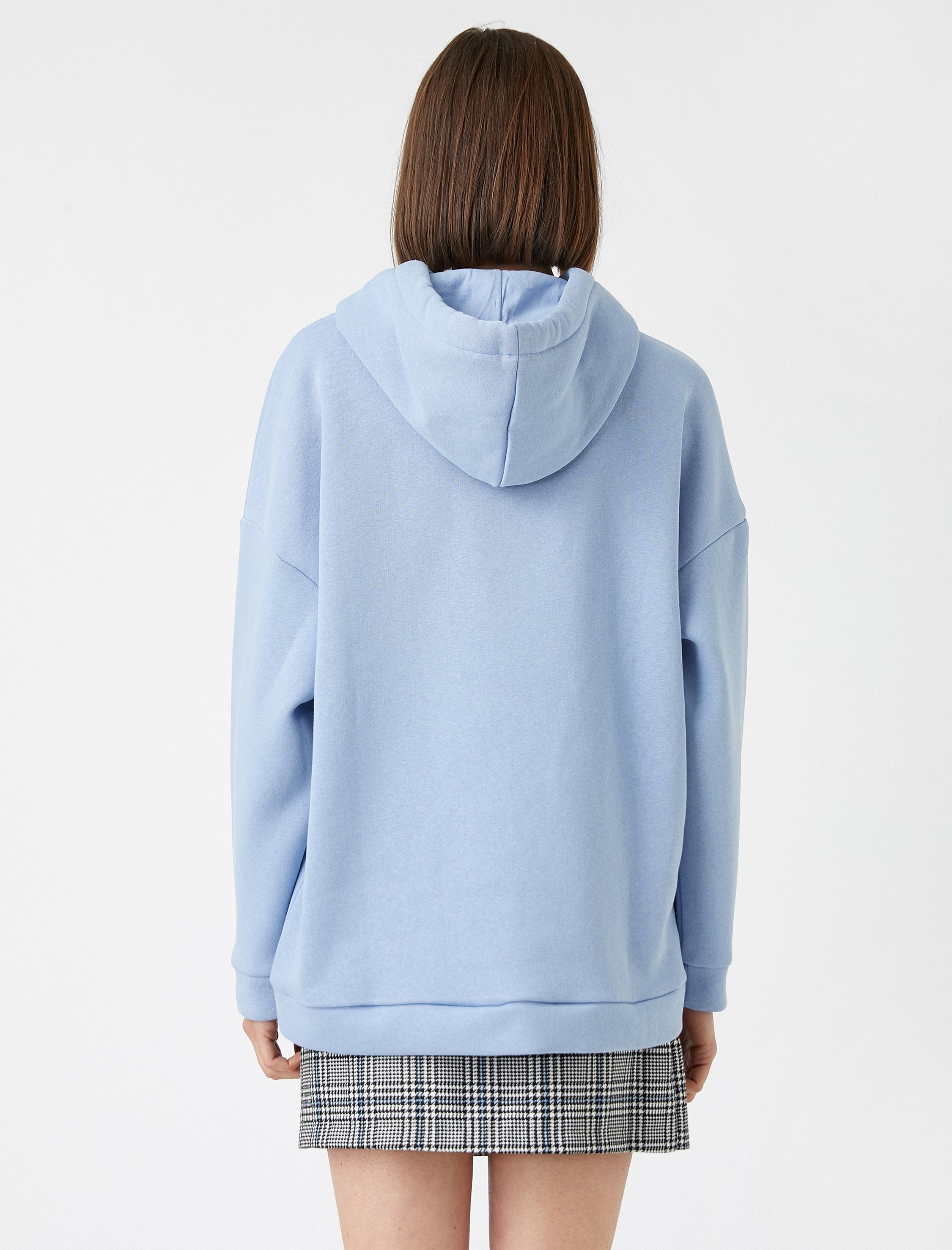 Women's Basic Hoodie in Blue