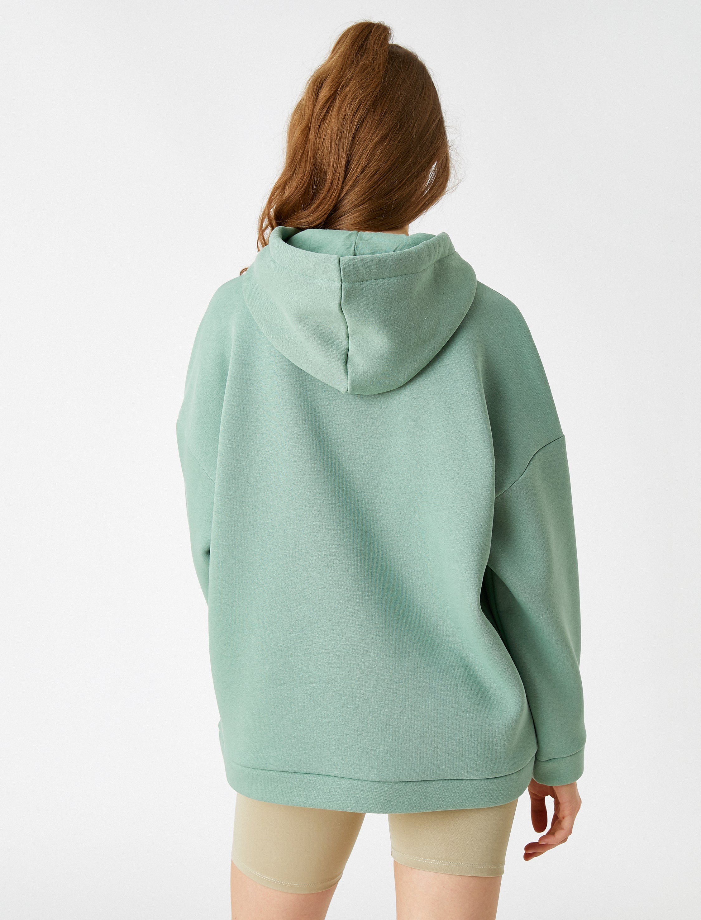 Women's Basic Hoodie in Mint