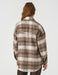 Women's Plaid Overshirt Shacket in Mocha
