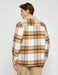 Men's Sherpa Collar Plaid Overshirt Jacket