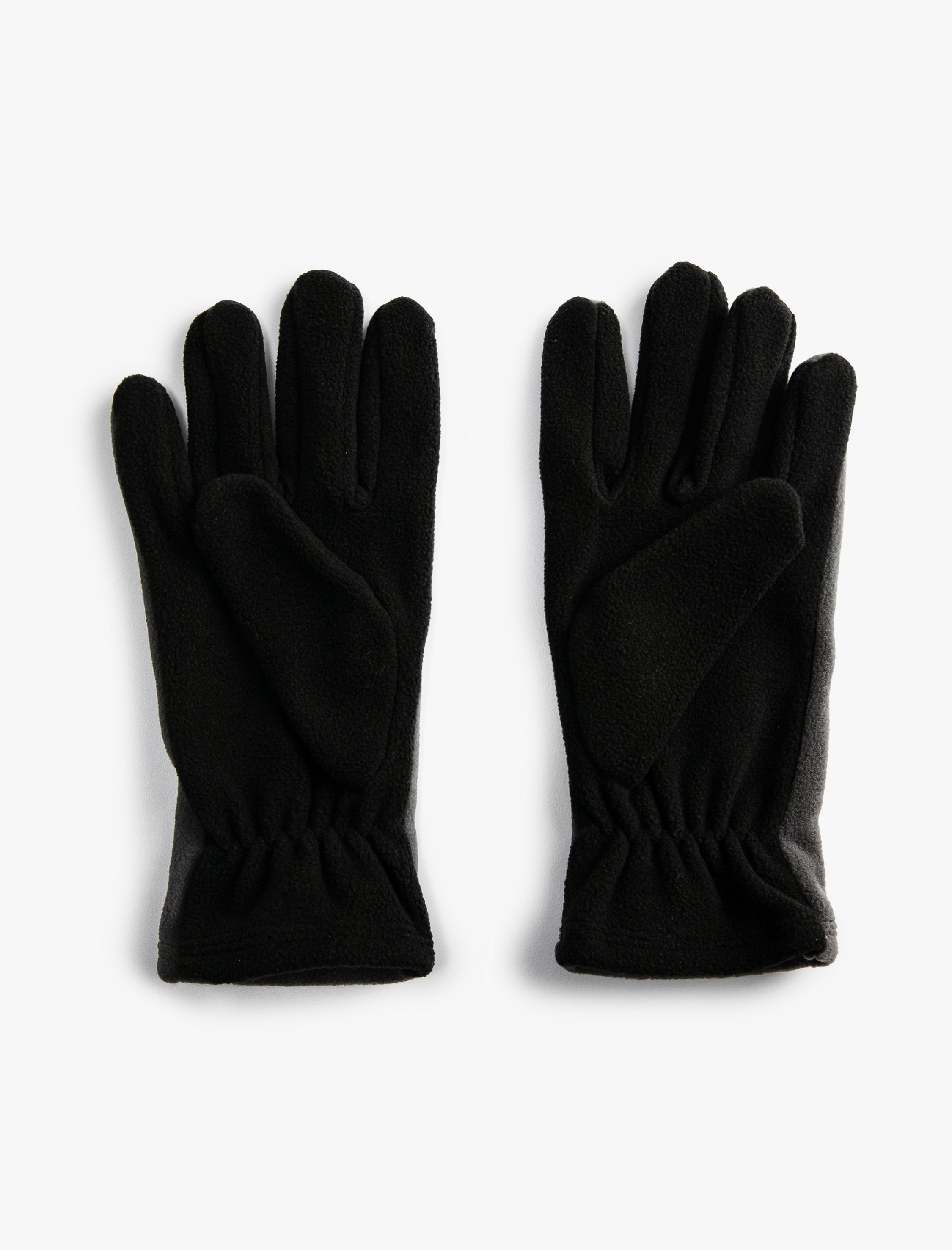 Men's Fleece Felted Anthracite Gloves