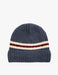 Men's Striped Cuffed Cabin Toque in Navy