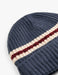 Men's Striped Cuffed Cabin Toque in Navy