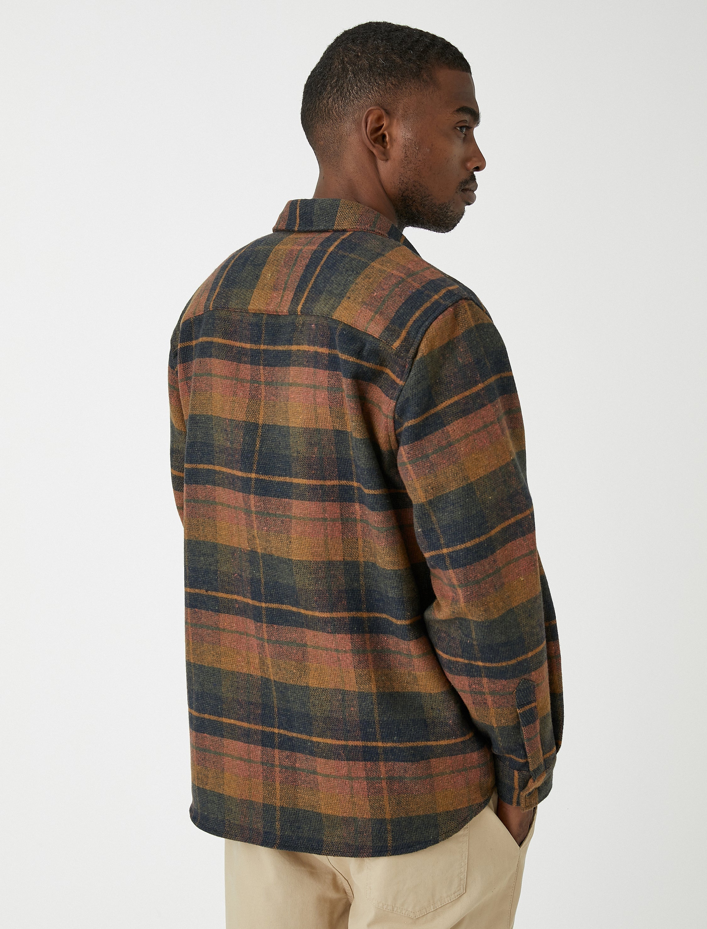 Men's Brown Plaid Lumberjack Shirt