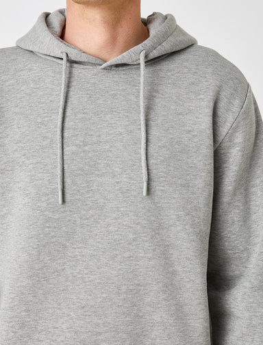 Men's Basic Hoodie in Grey