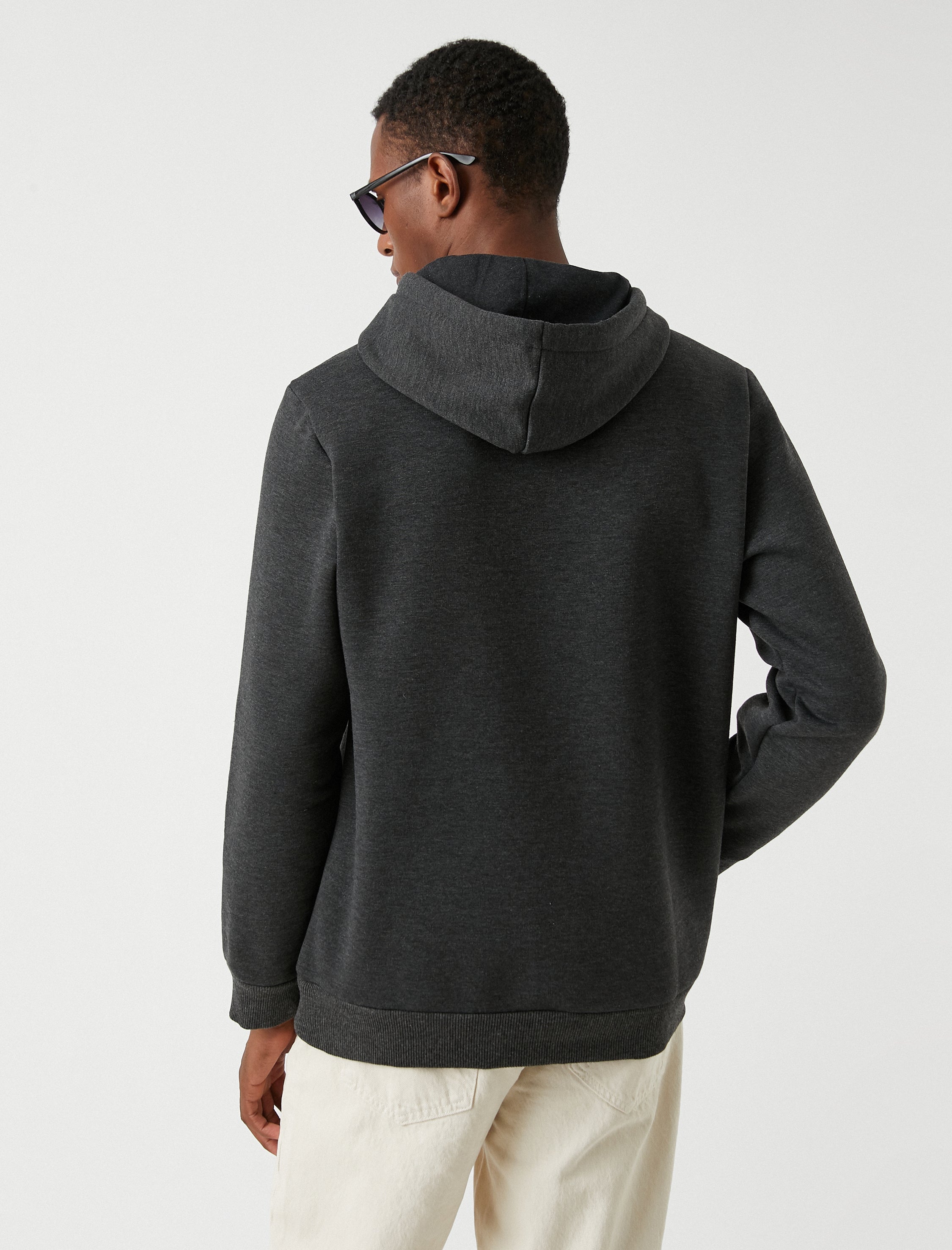 Men's Basic Hoodie in Anthracite