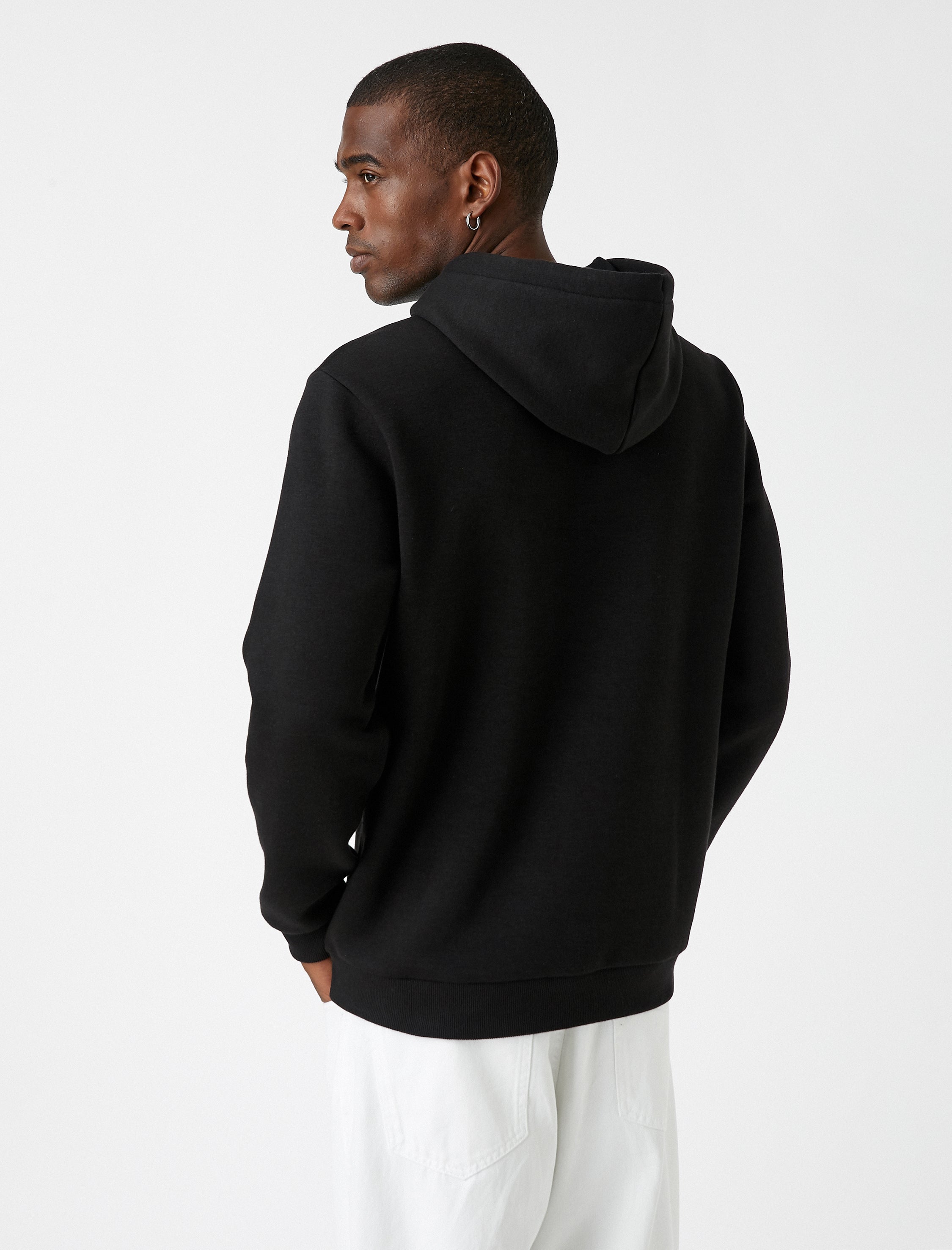 Men's Basic Hoodie in Black