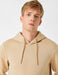 Men's Basic Hoodie in Beige