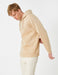 Men's Basic Hoodie in Beige