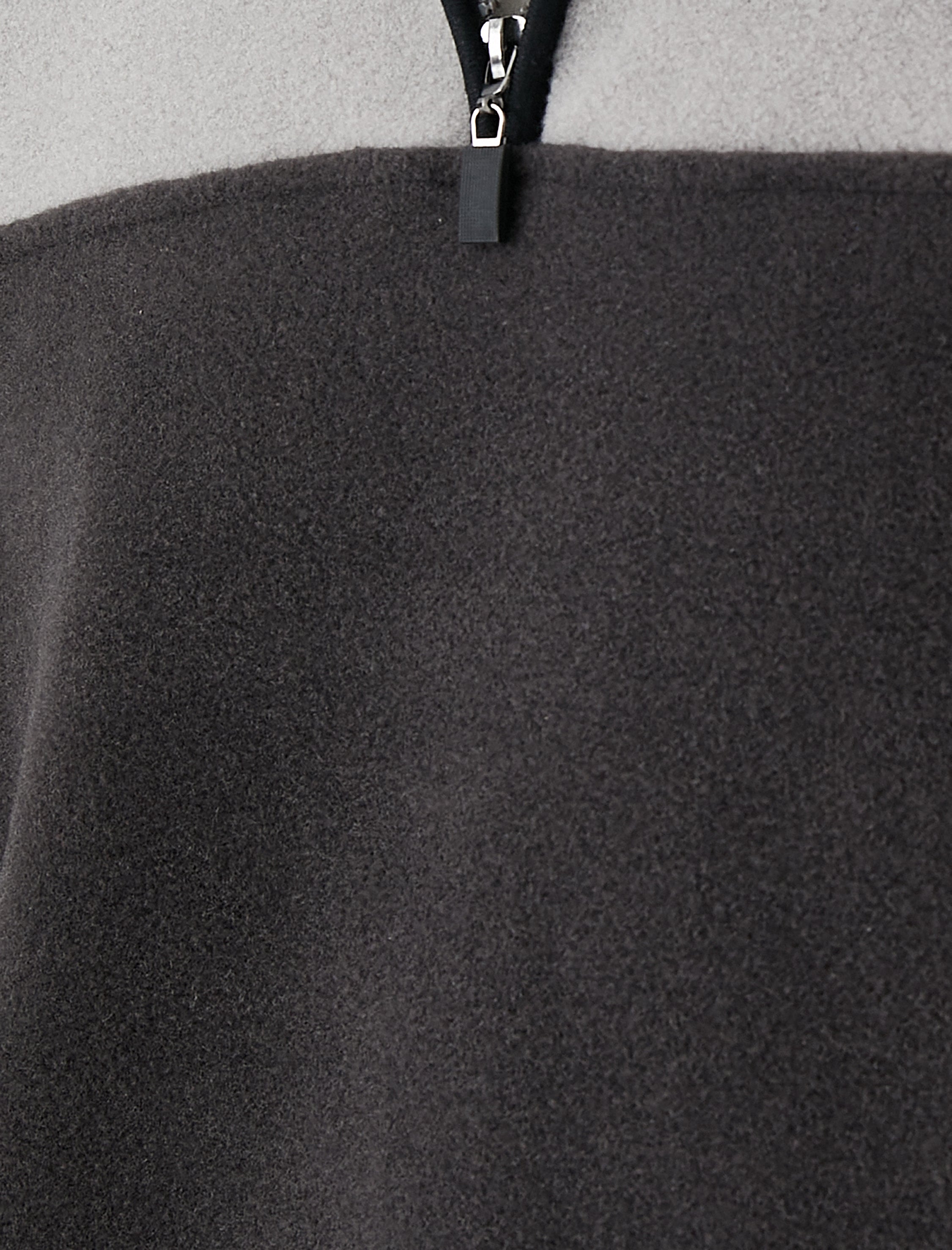 Men's Half Zip Color Blocked Fleece Sweathirt