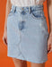 A-line Mini Denim Skirt in Light Indigo - Usolo Outfitters-KOTON