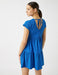 A Line Tiered Dress in Blue - Usolo Outfitters-KOTON