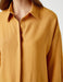 Back Pleated Relaxed Shirt in Mustard - Usolo Outfitters-KOTON