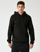 Basic Hoodie in Black - Usolo Outfitters-KOTON