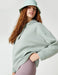 Basic Oversize Hoodie in Mint - Usolo Outfitters-KOTON