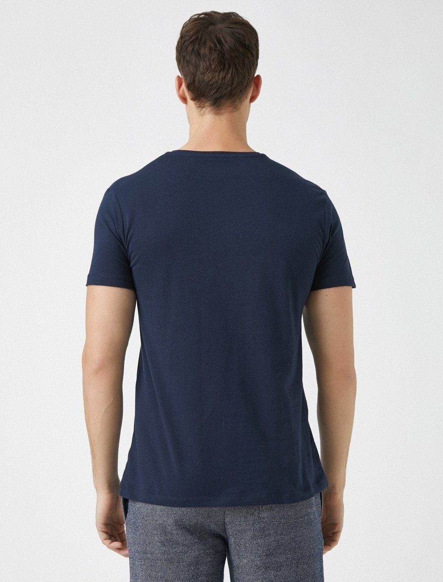 Basic Thirt in Cobalt Blue - Usolo Outfitters-KOTON