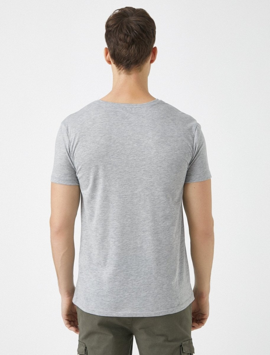 Basic Thirt in Heather Gray - Usolo Outfitters-KOTON