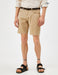 Belted 9" 5-Pocket Bermudo Shorts in Beige - Usolo Outfitters-KOTON