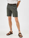Belted 9" 5-Pocket Bermudo Shorts in Olive - Usolo Outfitters-KOTON