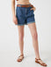 Belted High Waisted Jean Shorts - Usolo Outfitters-KOTON