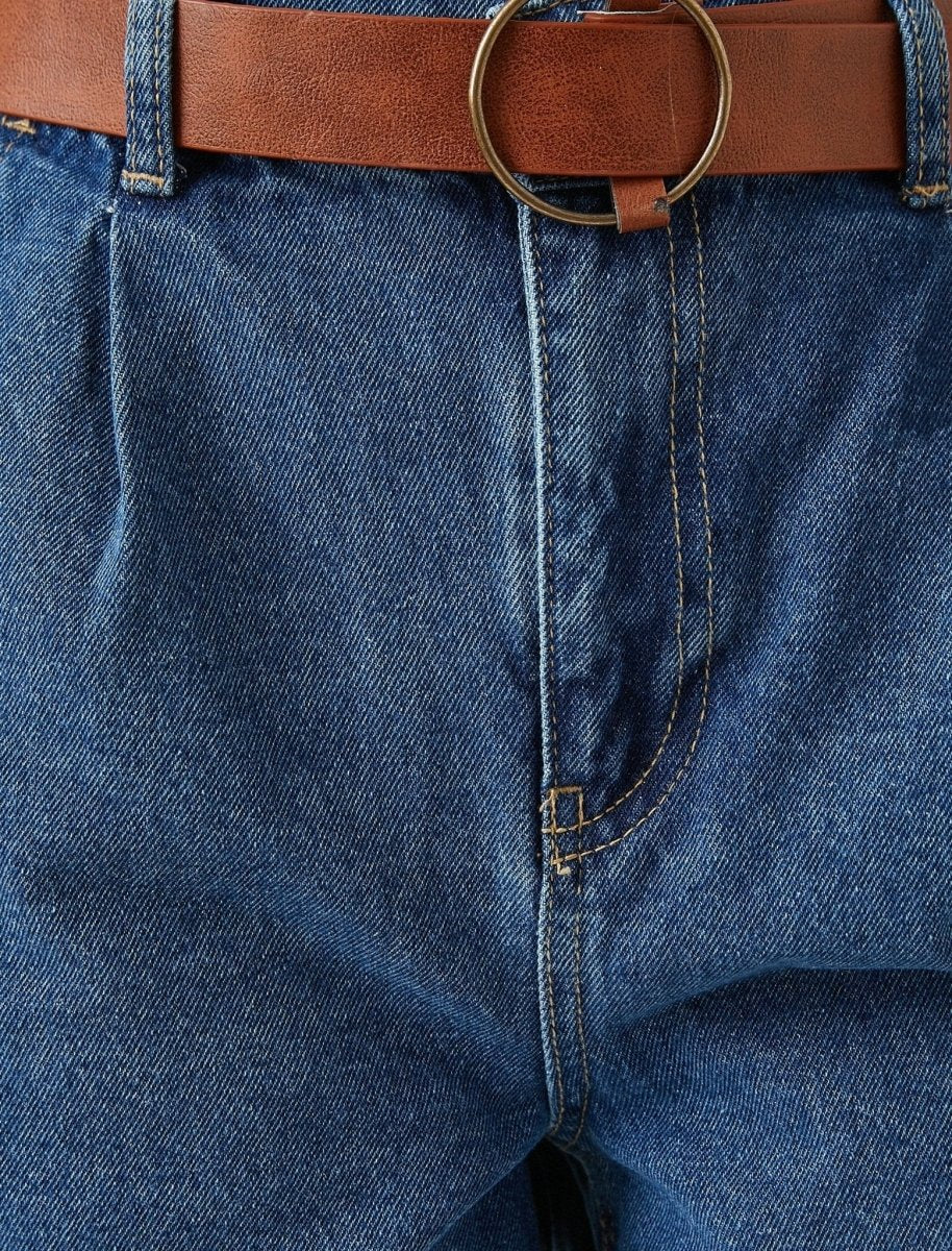 Vintage men's dockers denim pleated front jean... - Depop