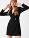 Black Blazer Dress - Usolo Outfitters-KOTON