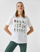 T-shirt graphique botanique en blanc - Usolo Outfitters-KOTON