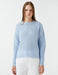 Boxy Crew Neck Sweater in Blue - Usolo Outfitters-KOTON