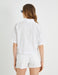 Boxy Poplin Short Sleve Shirt in White - Usolo Outfitters-KOTON