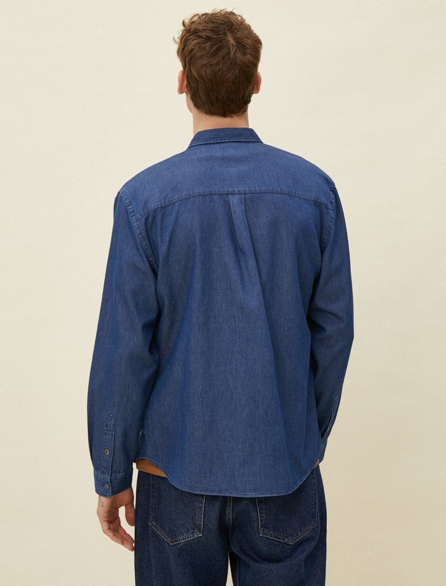 Broken Twill Shirt in Indigo - Usolo Outfitters-KOTON