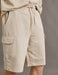 Cargo 9" Fleece Shorts in Beige - Usolo Outfitters-KOTON