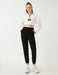 Cargo Girlfriend Jogger in Black - Usolo Outfitters-KOTON