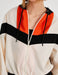 Veste zippée de survêtement à blocs de couleurs orange - Usolo Outfitters-KOTON