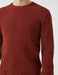 Crew Neck Sailor Sweater in Brick - Usolo Outfitters-KOTON