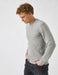 Crew Neck Sailor Sweater in Stone - Usolo Outfitters-KOTON
