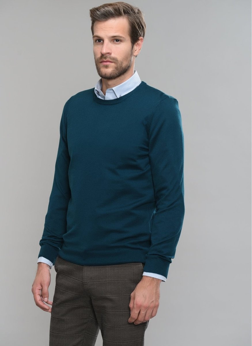 Crew Neck Sweater - Usolo Outfitters-PEOPLE BY FABRIKA