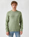 Crewneck Marled Knit Sweater in Mint - Usolo Outfitters-KOTON