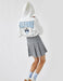 Crop Graphic Hoodie in White - Usolo Outfitters-KOTON