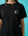 Cropped Eclipse Graphic T-shirt in Black - Usolo Outfitters-KOTON