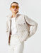 Cropped Quilted Jacket in Cream - Usolo Outfitters-KOTON